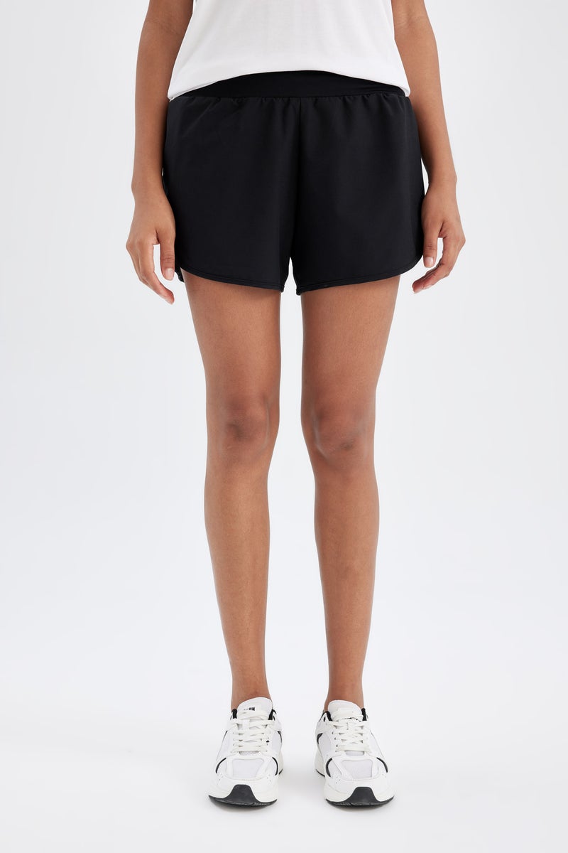 DeFacto Black Woman DeFactoFit Sports Short Leg Woven Shorts Casual - Image 3